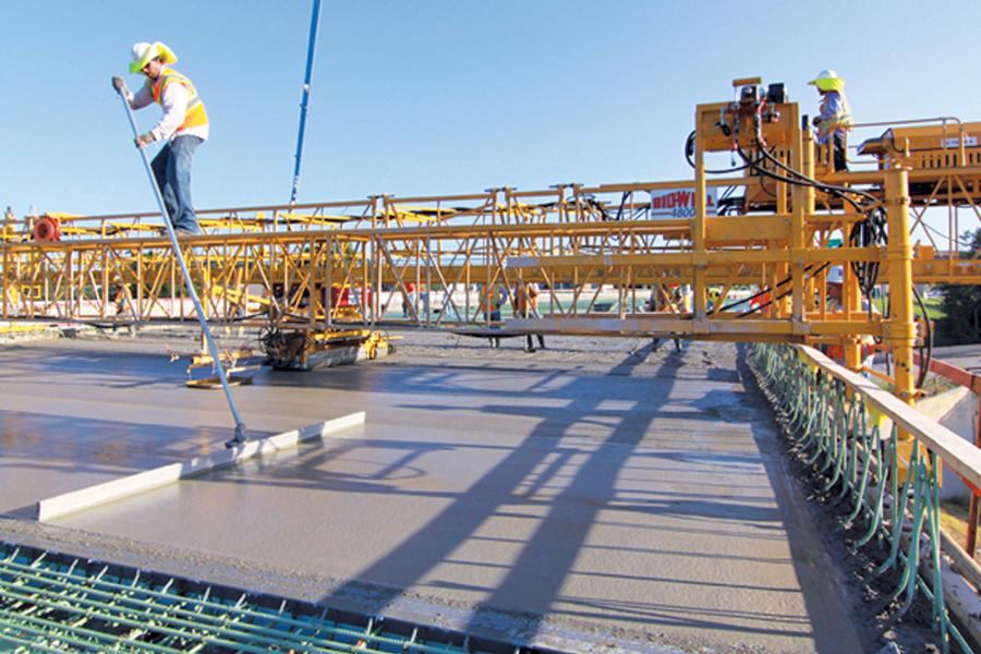 Terex BidWell 4800 Bridge Paver Concrete Construction Magazine