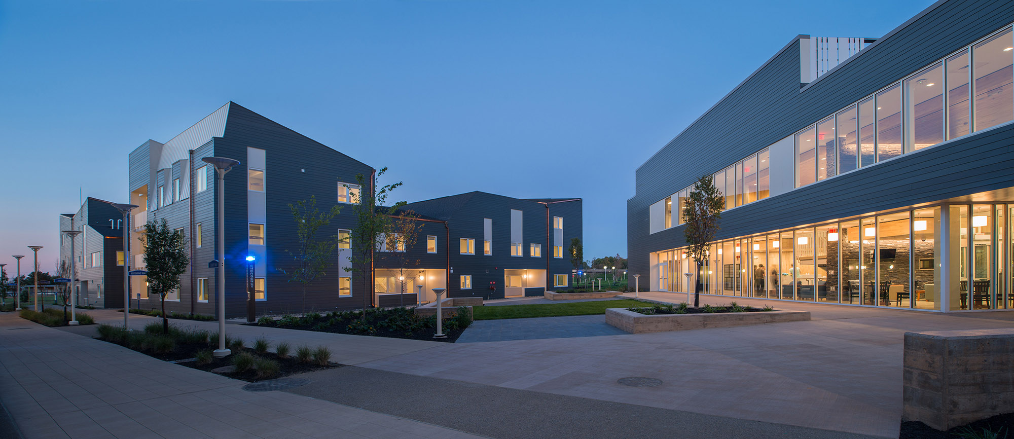 University Village Townhouses, SUNY Fredonia Architect Magazine CJS