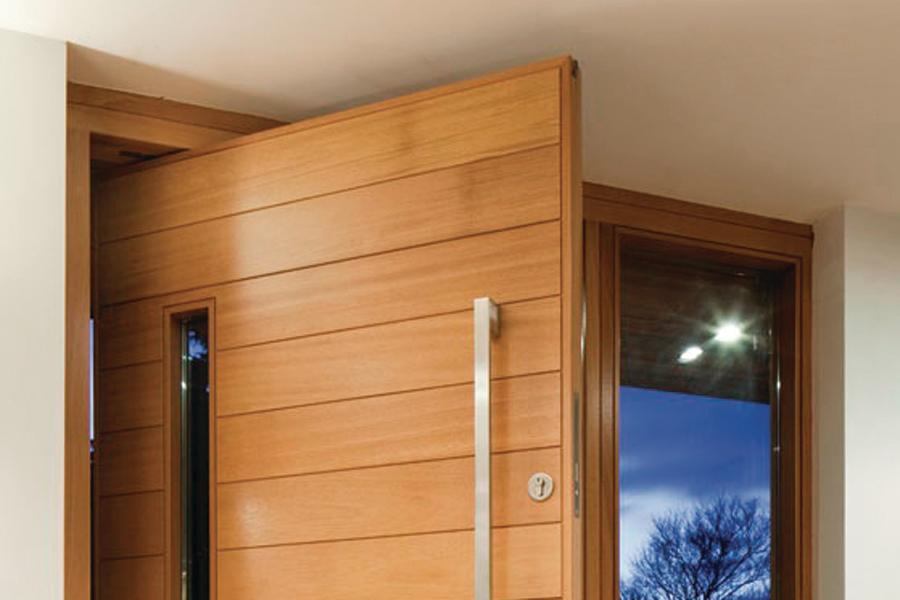 Pivot Hinge by Urban Front Custom Home Magazine