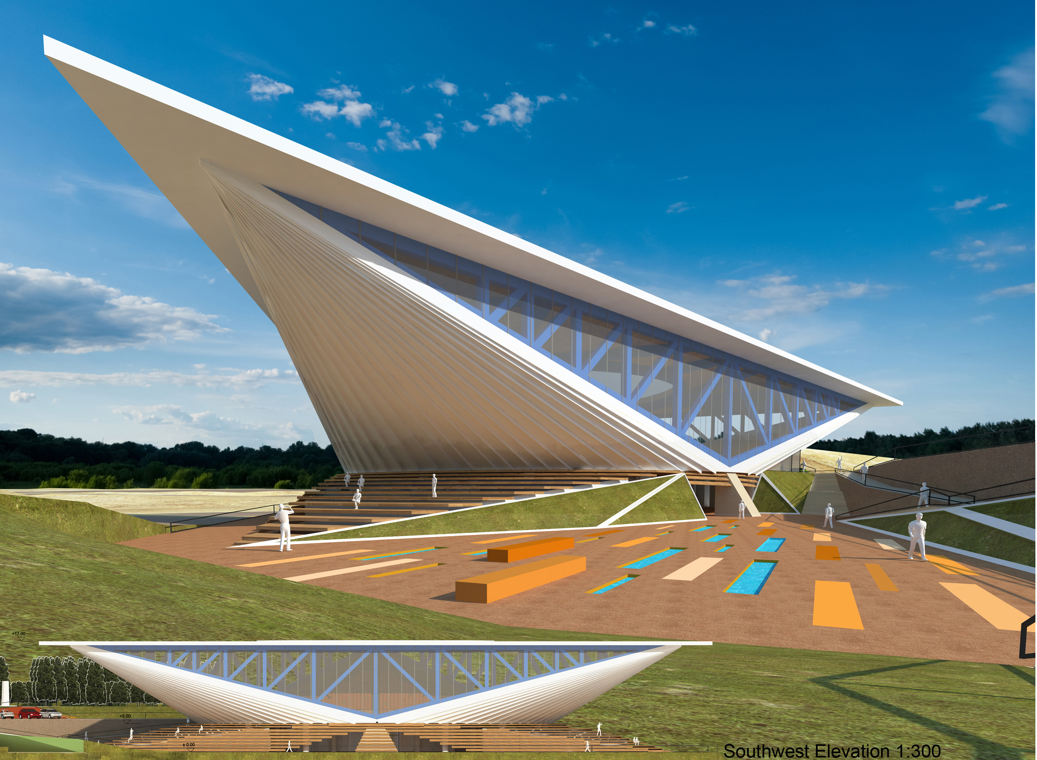 Образы спорта в архитектуре