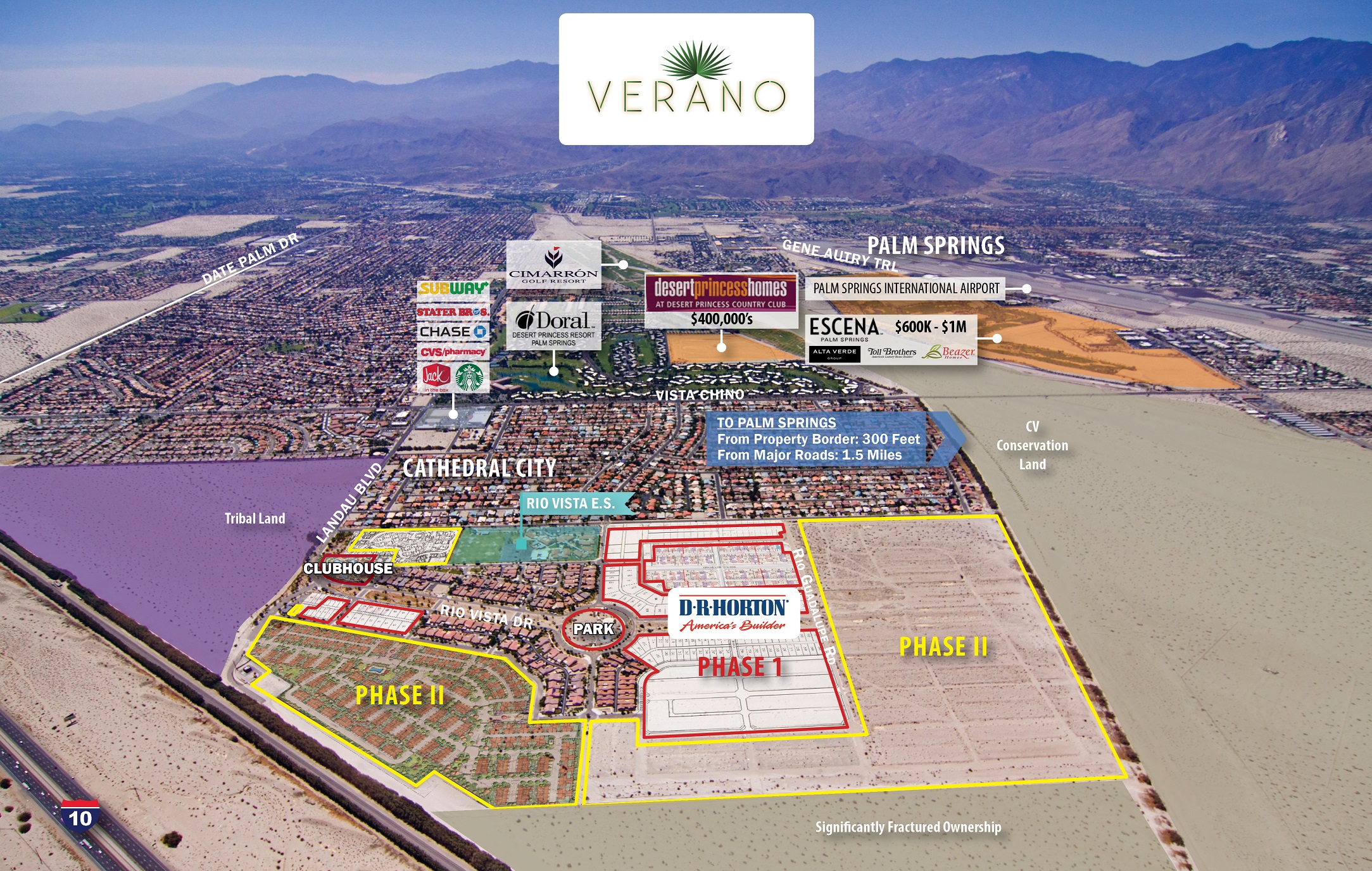 D.R. Horton Buys 329 Lots at Verano in Cathedral City, Calif. Builder