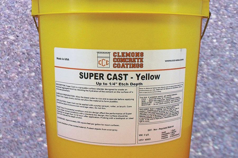 Clemons Concrete Coatings +Super Cast Concrete Construction Magazine