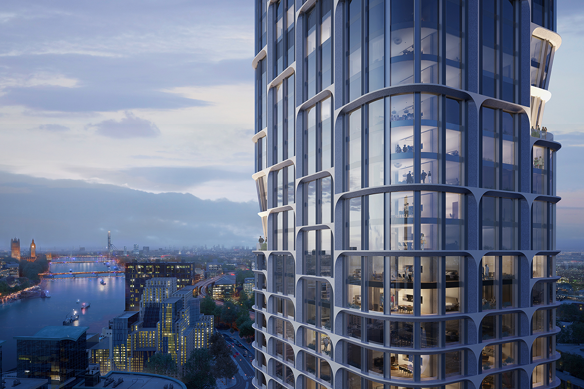 Vauxhall Cross Island Architect Magazine Zaha Hadid Architects