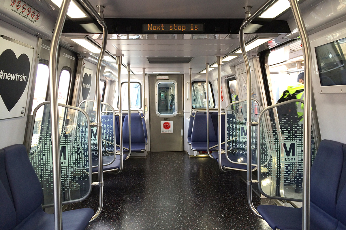 D C s New Metro Cars Architect Magazine Transportation Projects