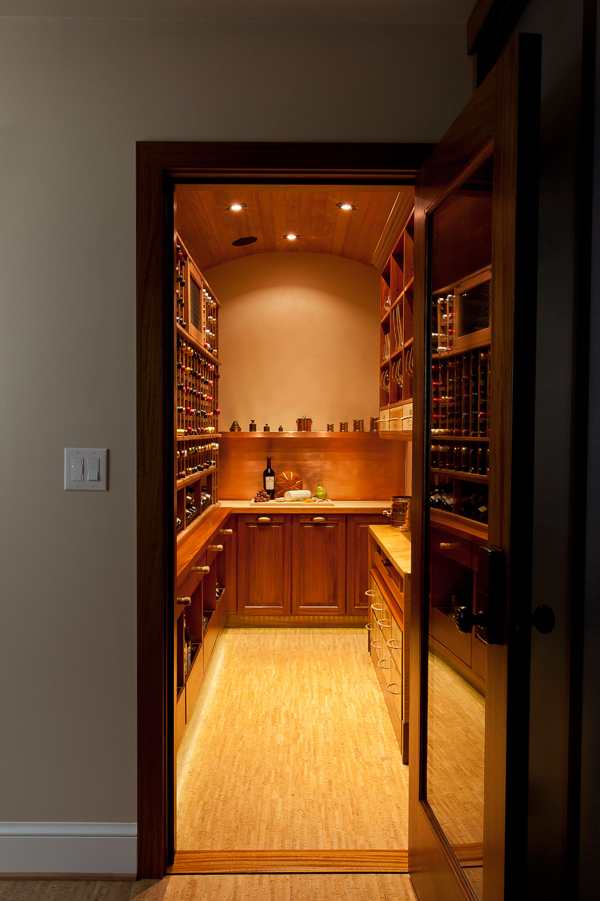Handsome Wine Cellar Offers More Than Just Wine Storage Remodeling