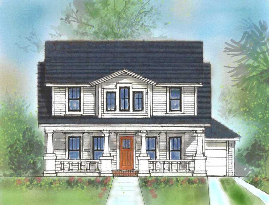 Craftsman Style Spec Home for Orlando Historic District Architect