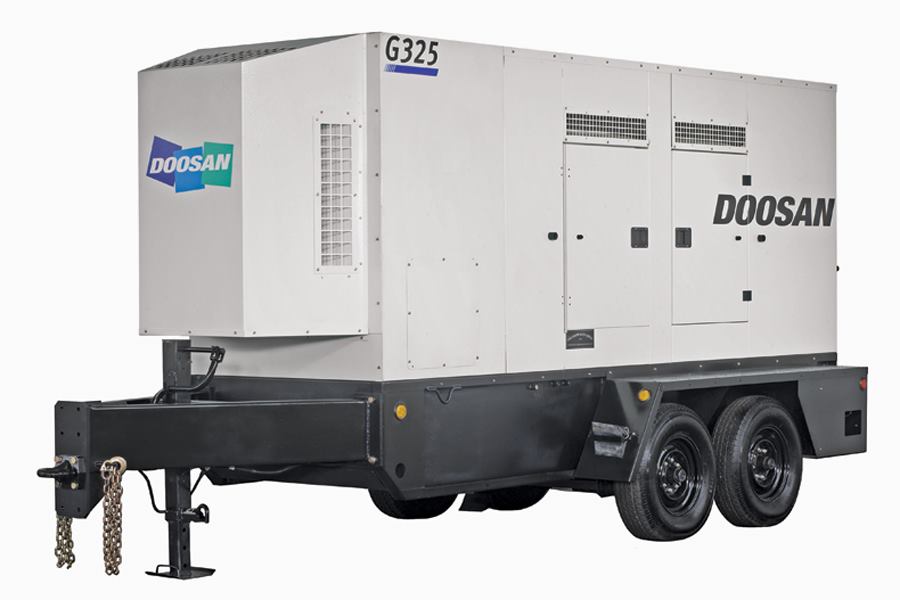 Doosan Portable Power Tier 4 Interim Mobile Generators Concrete