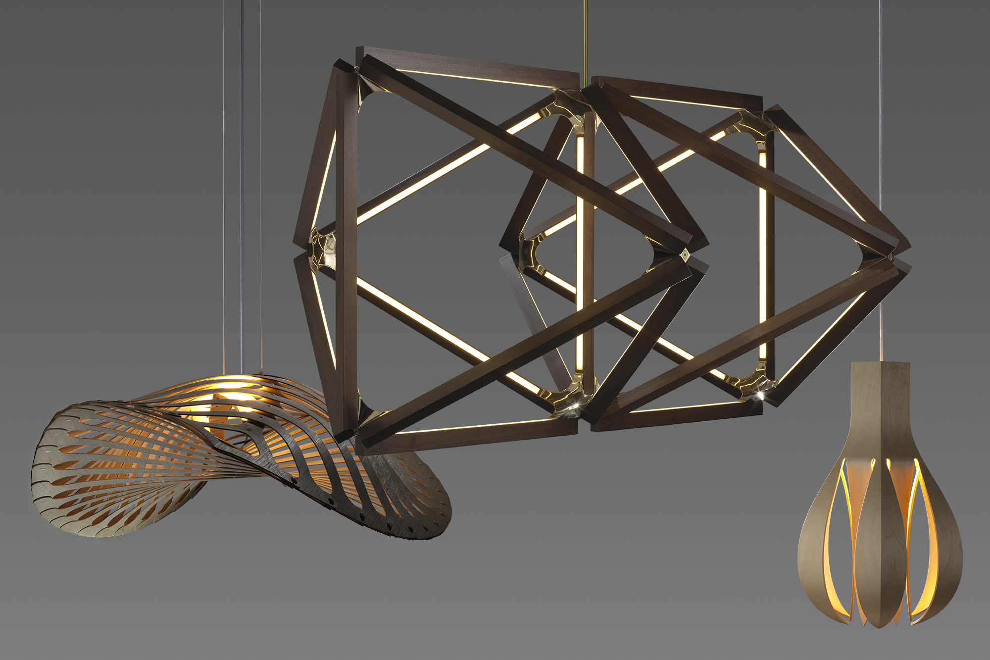 Three Whimsical Wooden Pendants Architect Magazine