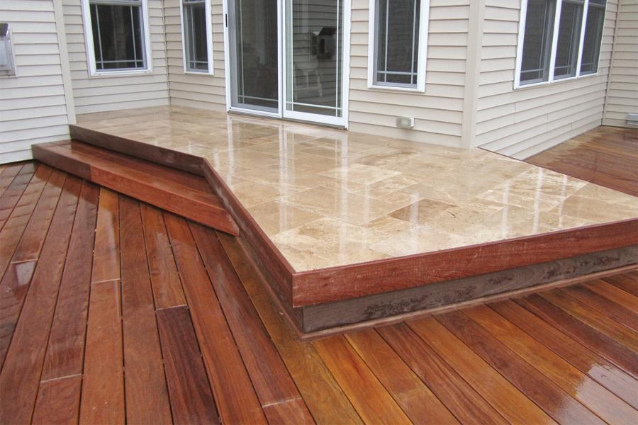 Accenting Decks With Stone Professional Deck Builder Design