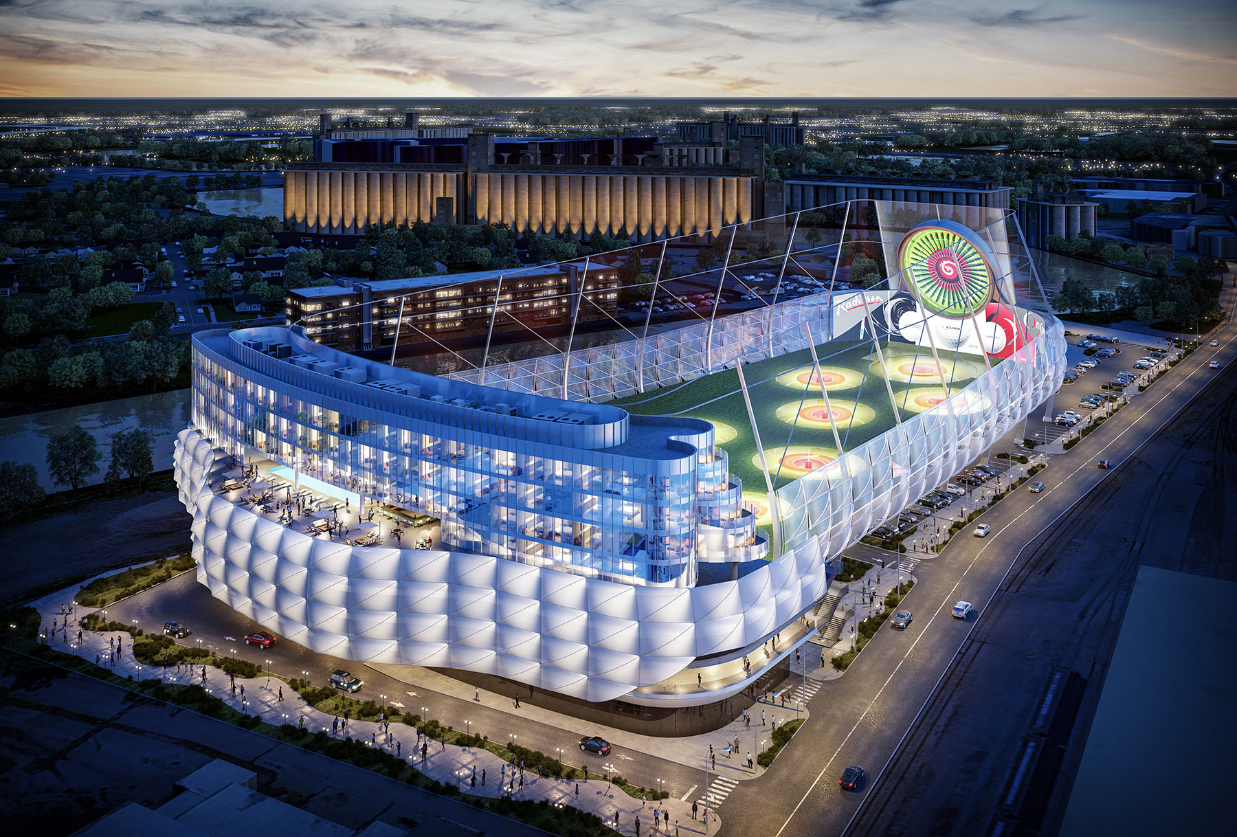 Golf Sports Entertainment Center and Hotel Architect Magazine