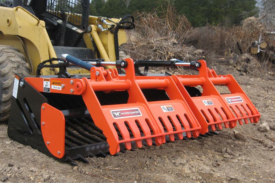 Skid steer grapple attachment Concrete Construction Magazine