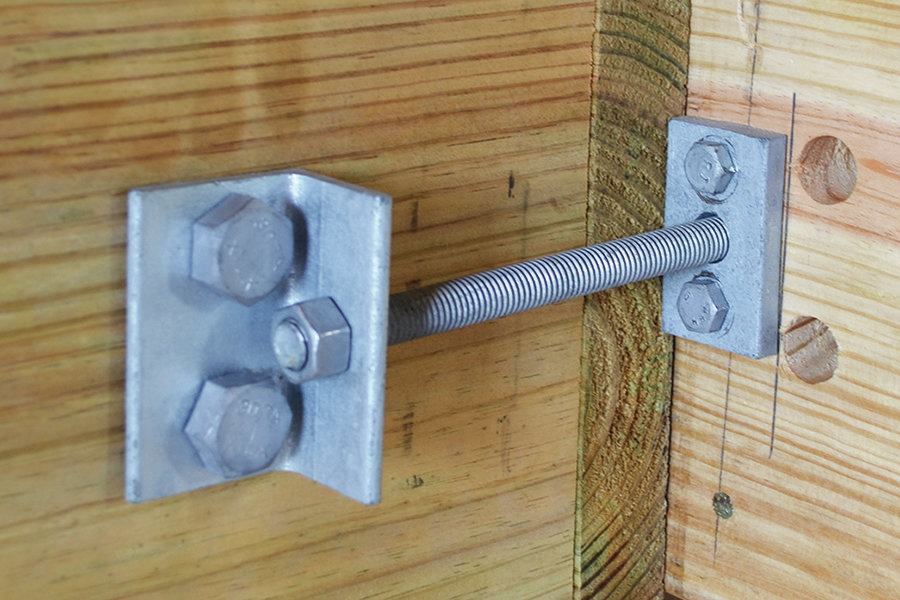 DeckCon Deck to House Connection Kit Professional Deck Builder