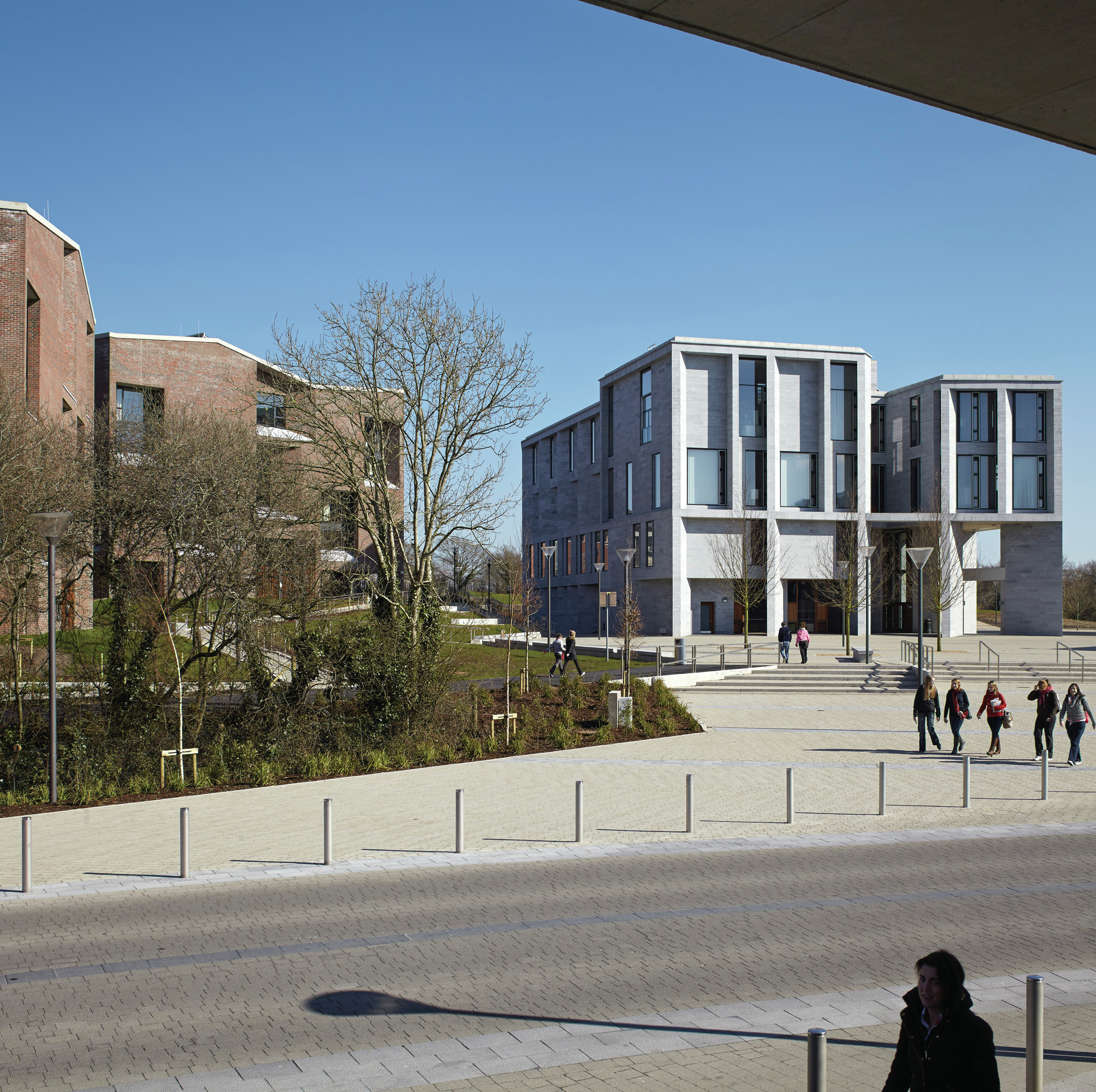 University of Limerick,Medical School, Residences, Piazza, and Pergola