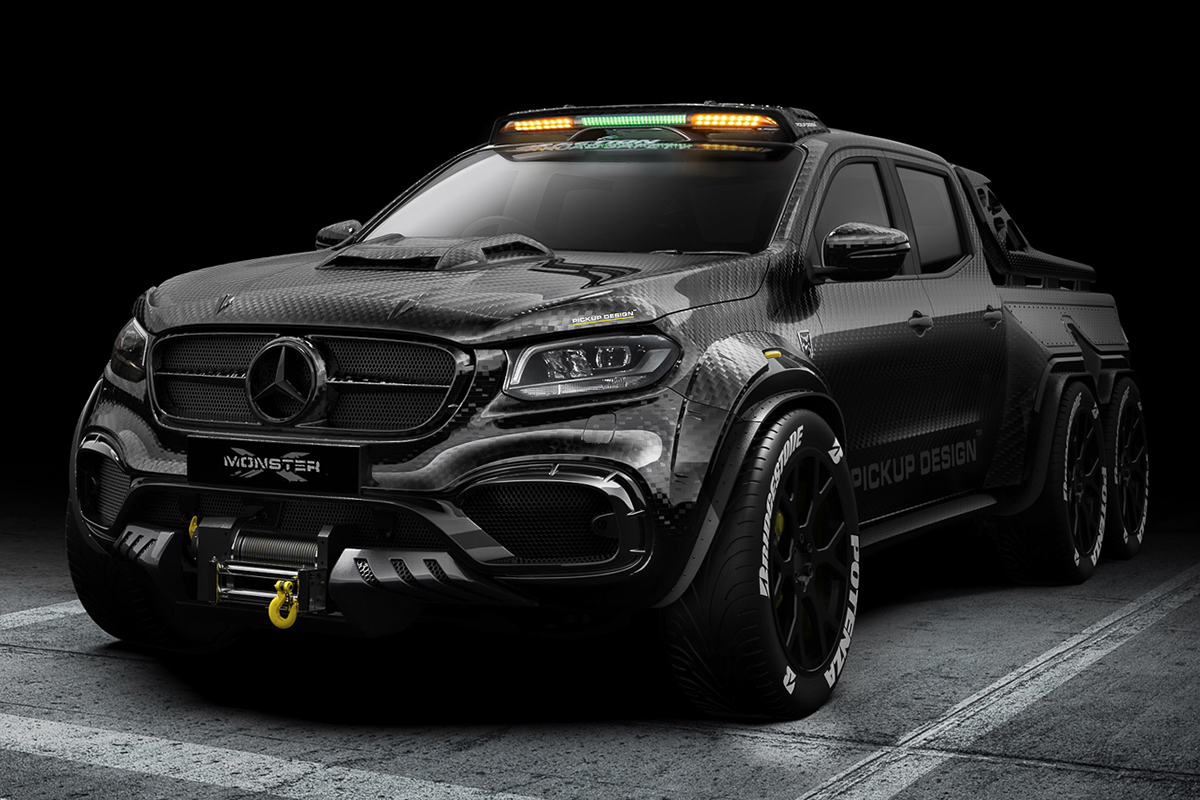 This $240K Mercedes Pickup Is A Carbon Fiber Masterpiece - 6vl3w25