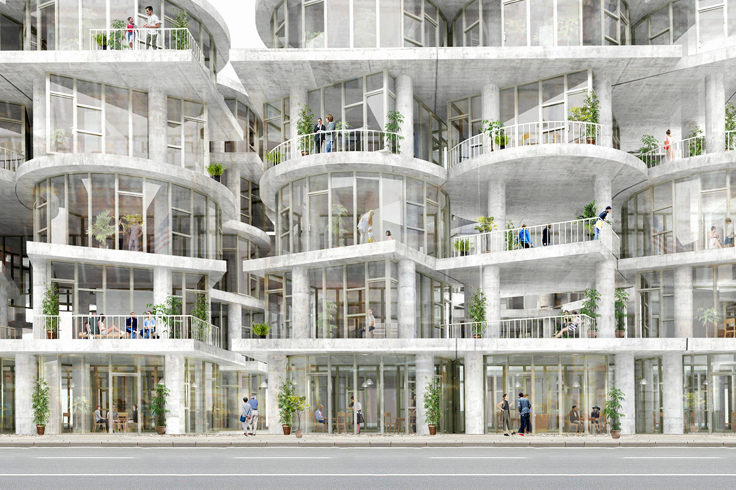 Table Top Apartments, by Kwong Von Glinow Design Office Architect