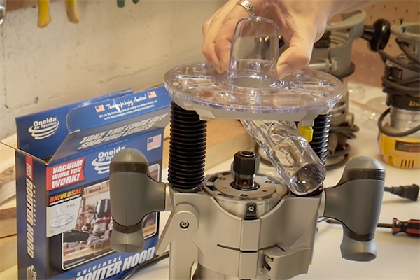 Oneida Dust-Free Router Hood | JLC Online