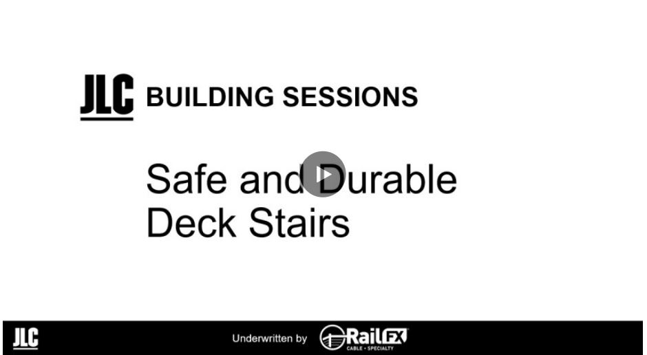 Panel Discussion Safe And Durable Deck Stairs Remodeling