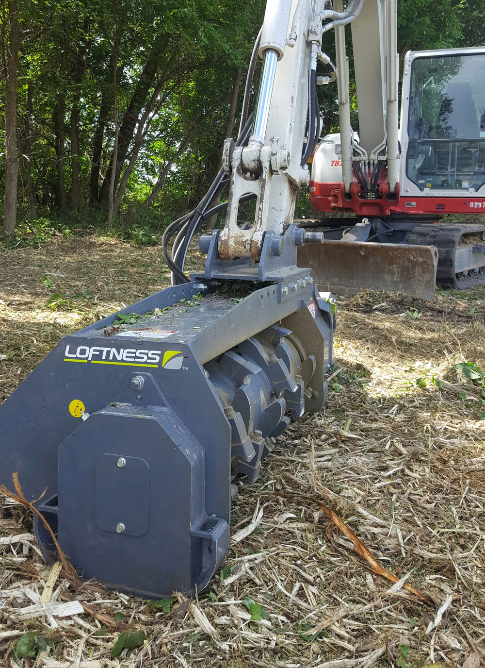 Mulching Attachment for Excavators Concrete Construction Magazine