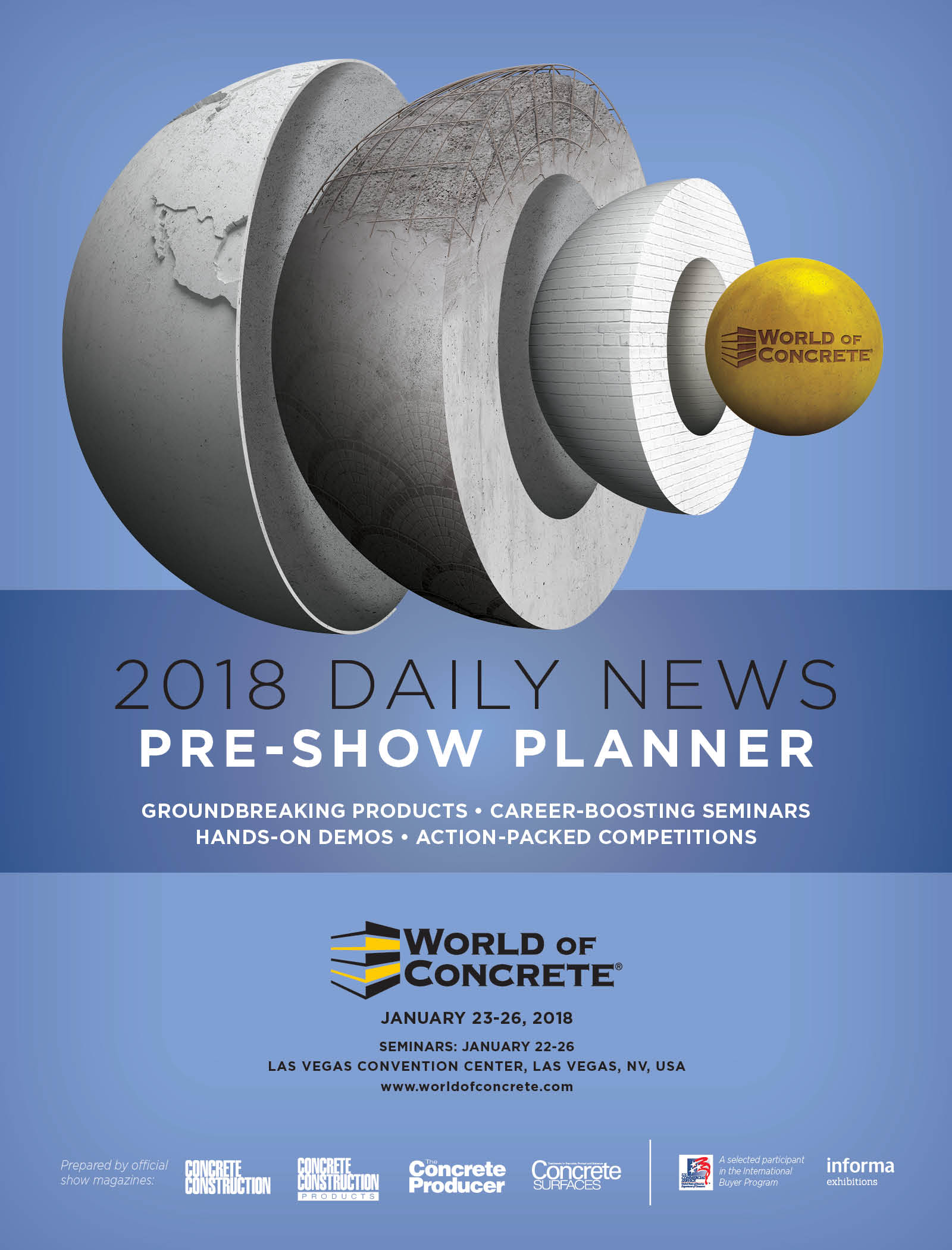 World of Concrete PreShow Planner Concrete Construction Magazine