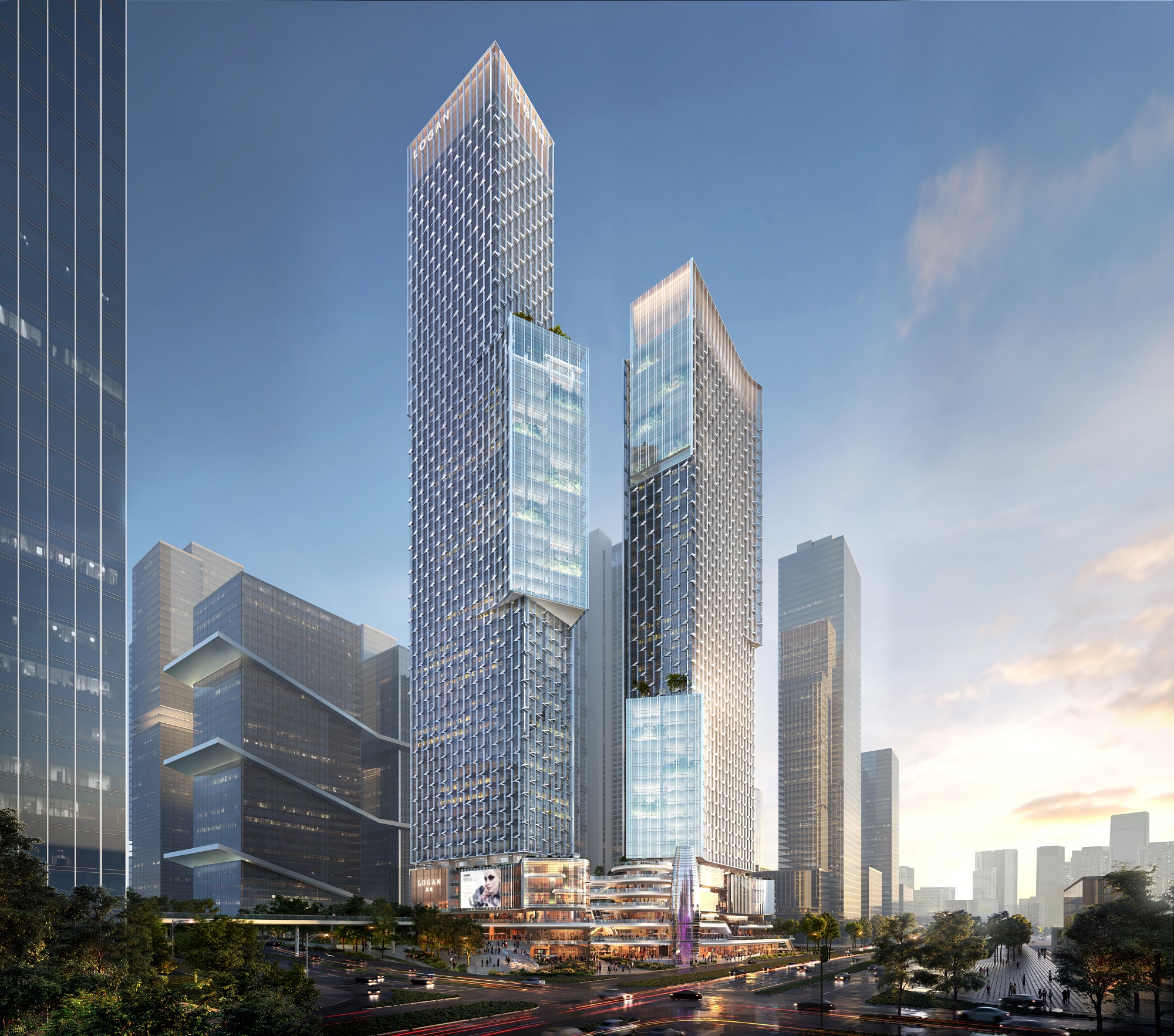 Aedas Wins the Shenzhen Logan Xili Liuxiandong HQ Base Mixed-Use ...