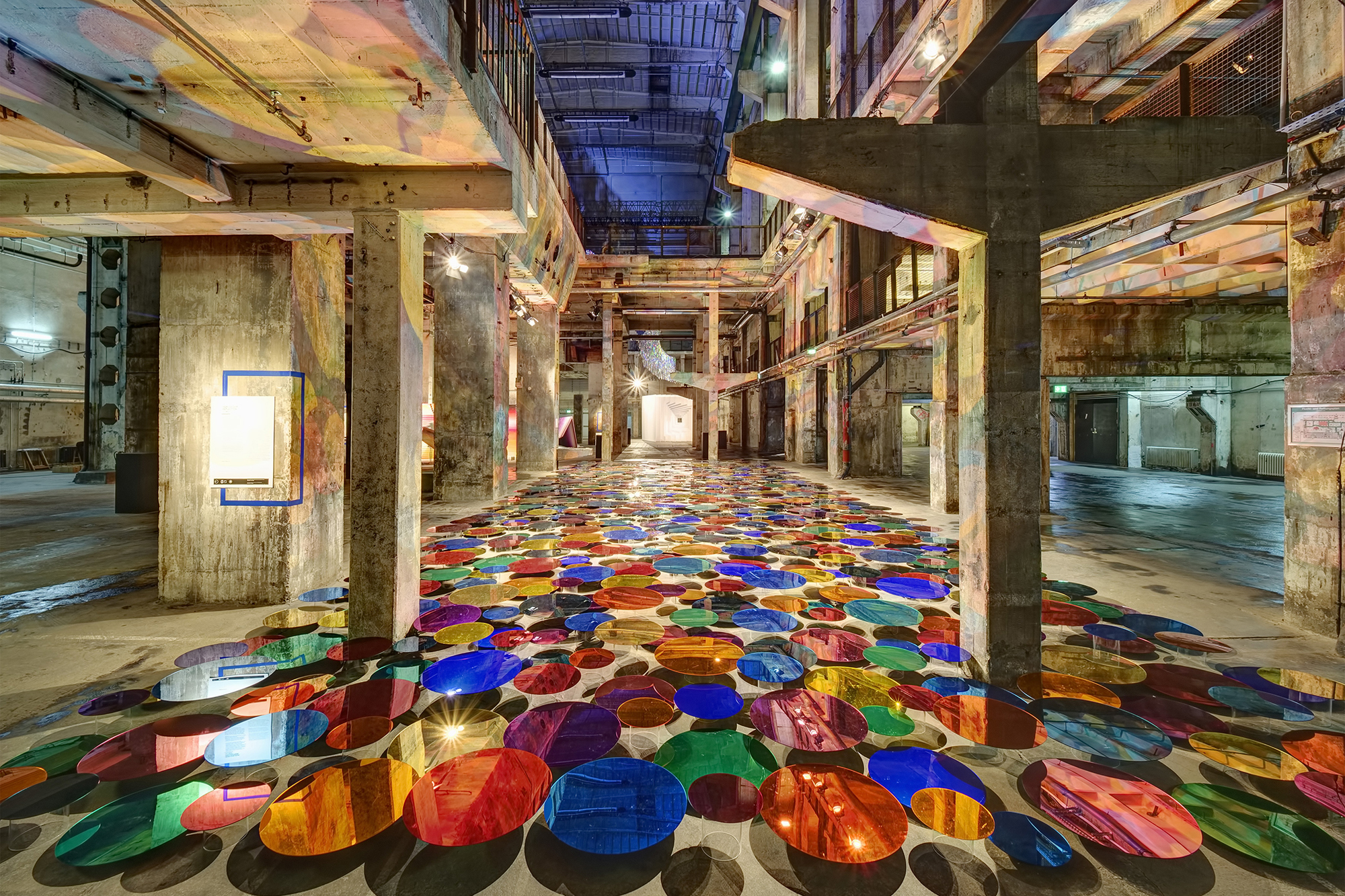 Artist Liz West explores light, color, and reflection in her new