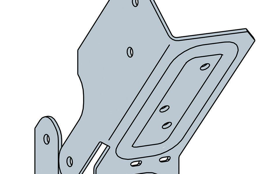 Simpson StrongTie KneeBrace Stabilizer Professional Deck Builder Framing, Locksets and