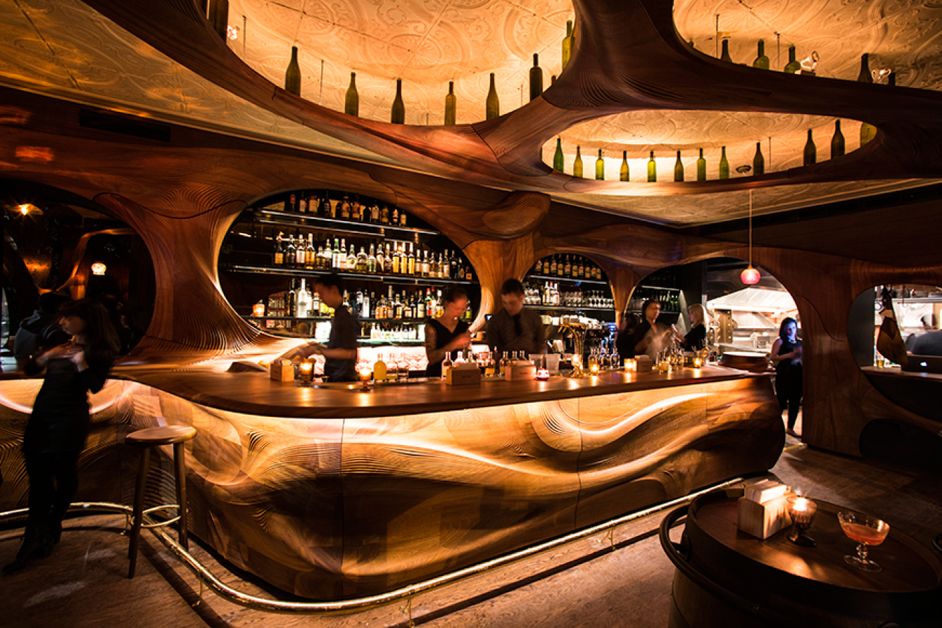 Award: Bar Raval | Architect Magazine | Wood, Fabrication, 3D