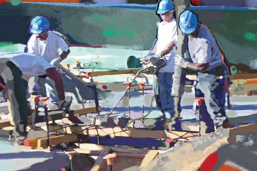 Constructing Artwork About Construction Concrete Construction Magazine