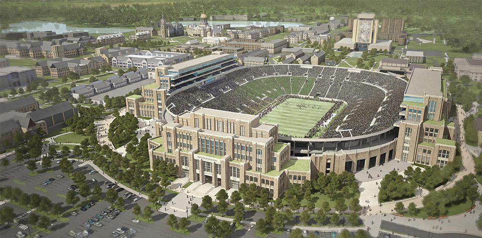 University Of Notre Dame Campus Crossroads Project Architect Magazine