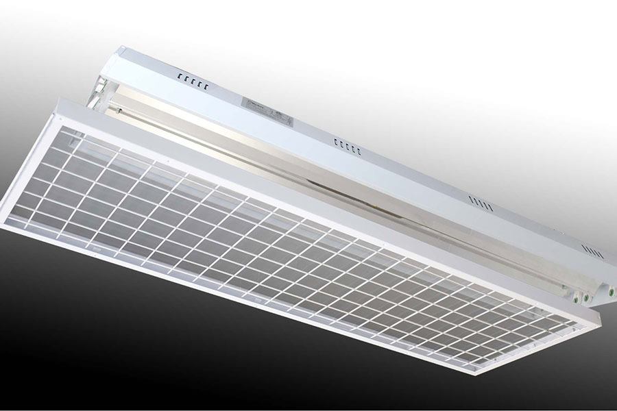 MaxLite T8 and T5 High Bay Lighting Fixtures Concrete Construction