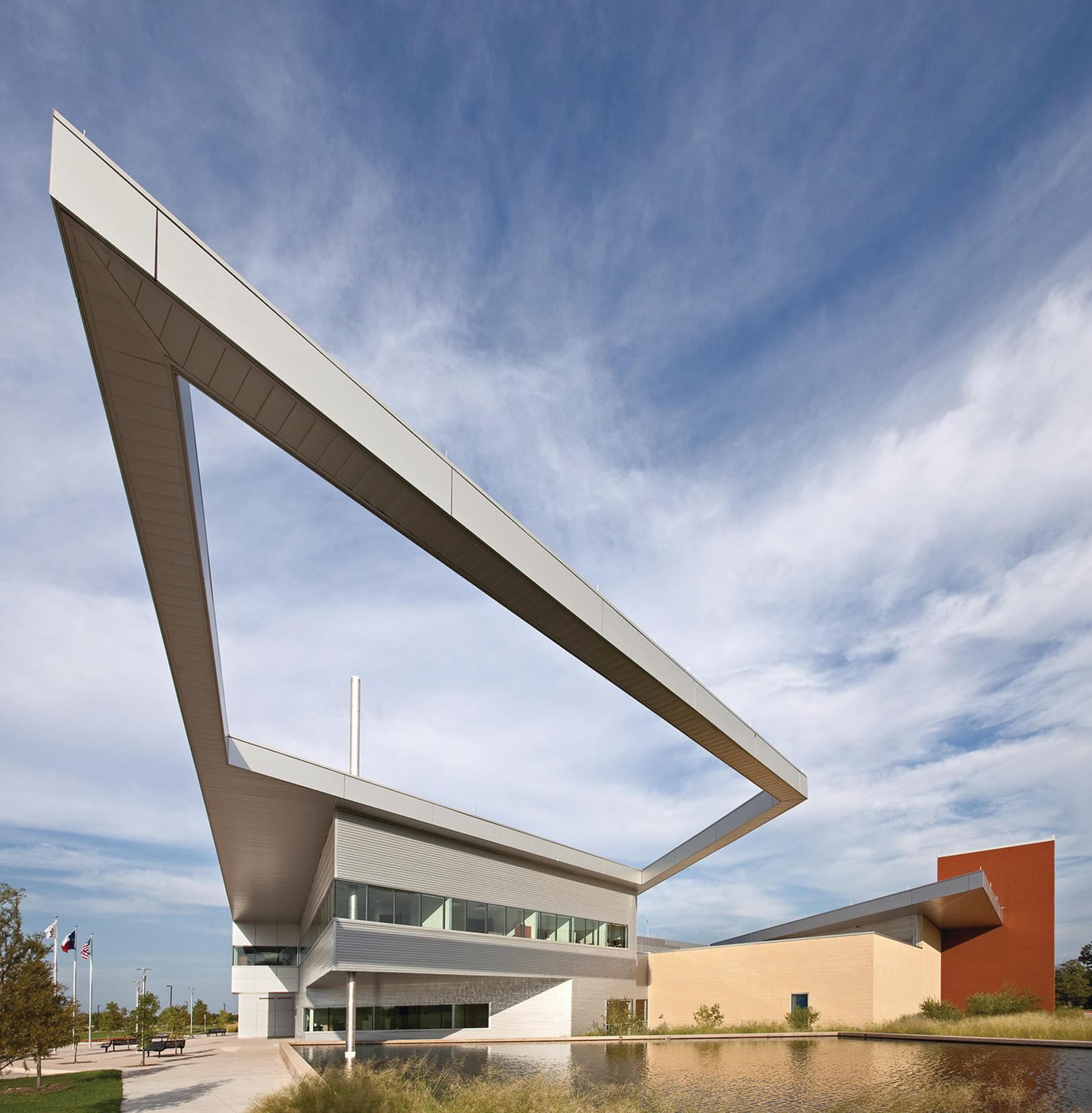 Public Safety Building Cantilevered Roof Architect Magazine