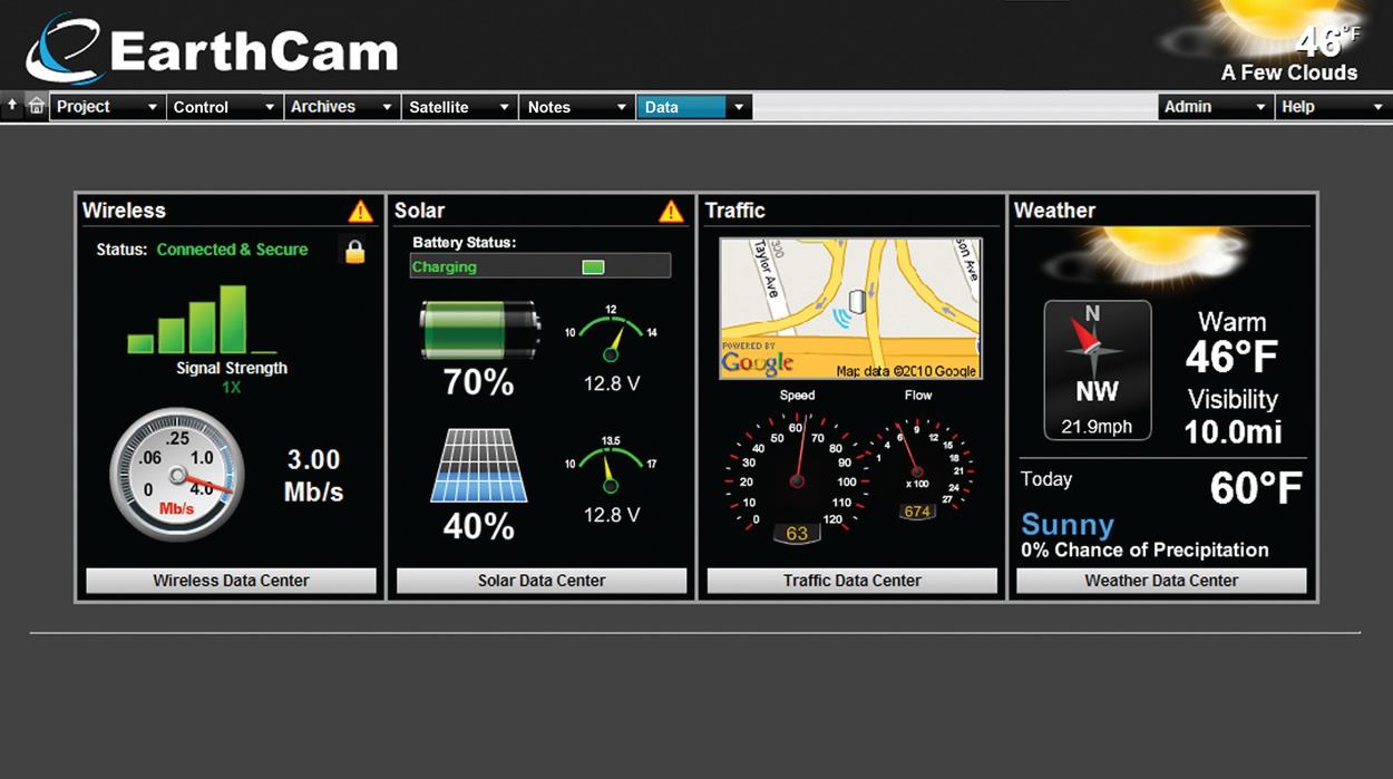 EarthCam Control Center 7 Software Concrete Construction Magazine