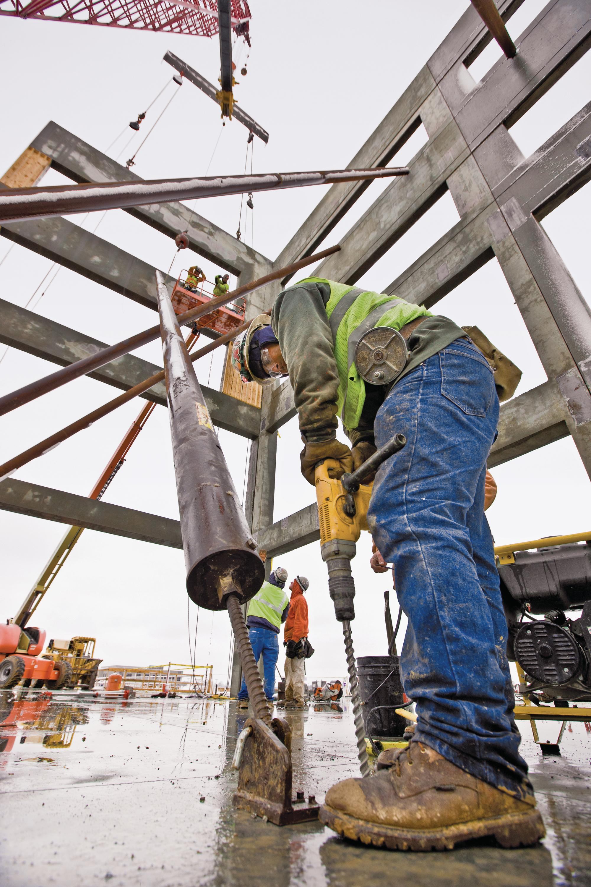 Helical Anchors Gain Ground Concrete Construction Magazine