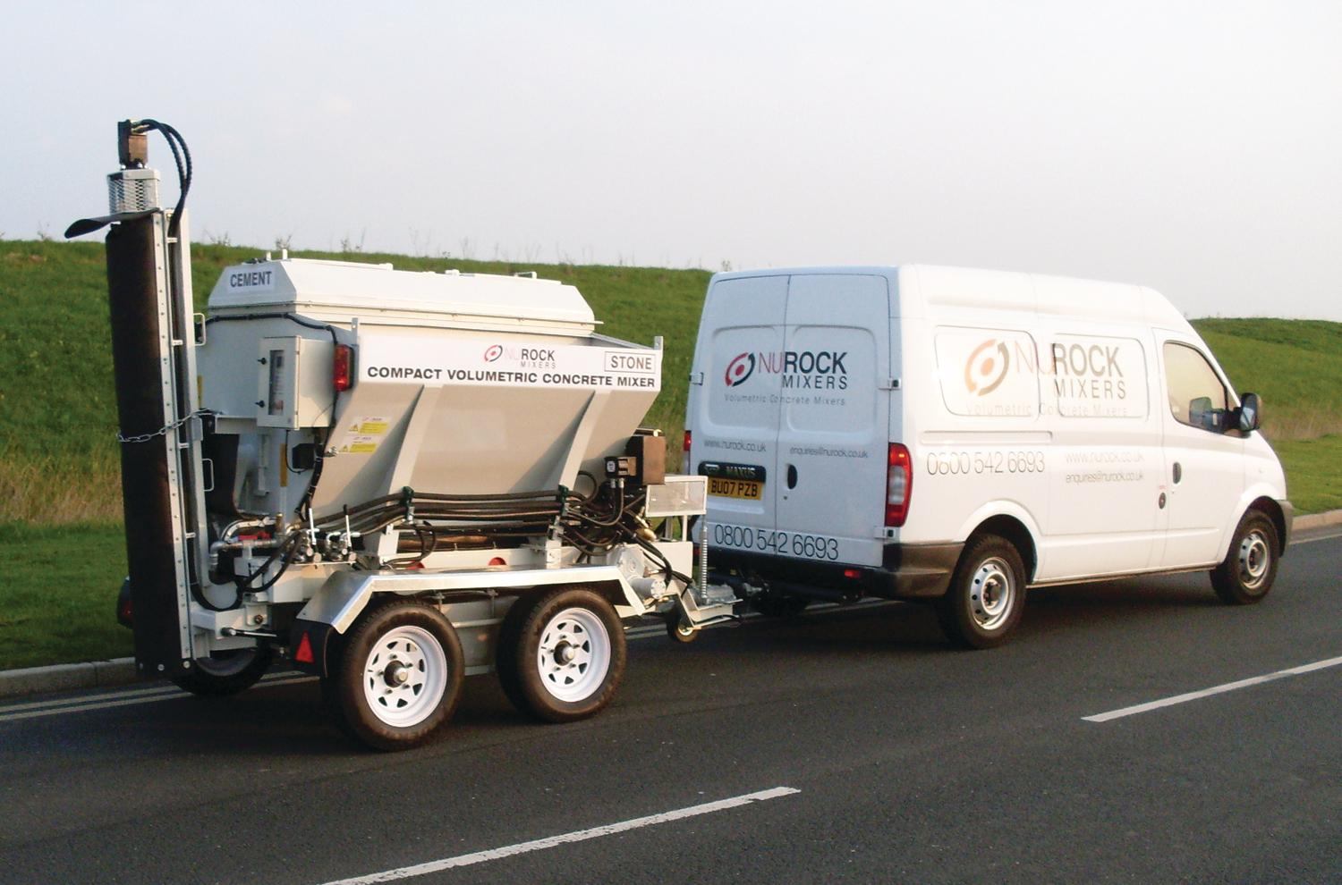 Nurock Mixers NUVM Compact Volumetric Machine Concrete Construction