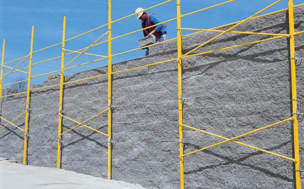 Kirchner Block FallGuard Safety Fencing Concrete Construction