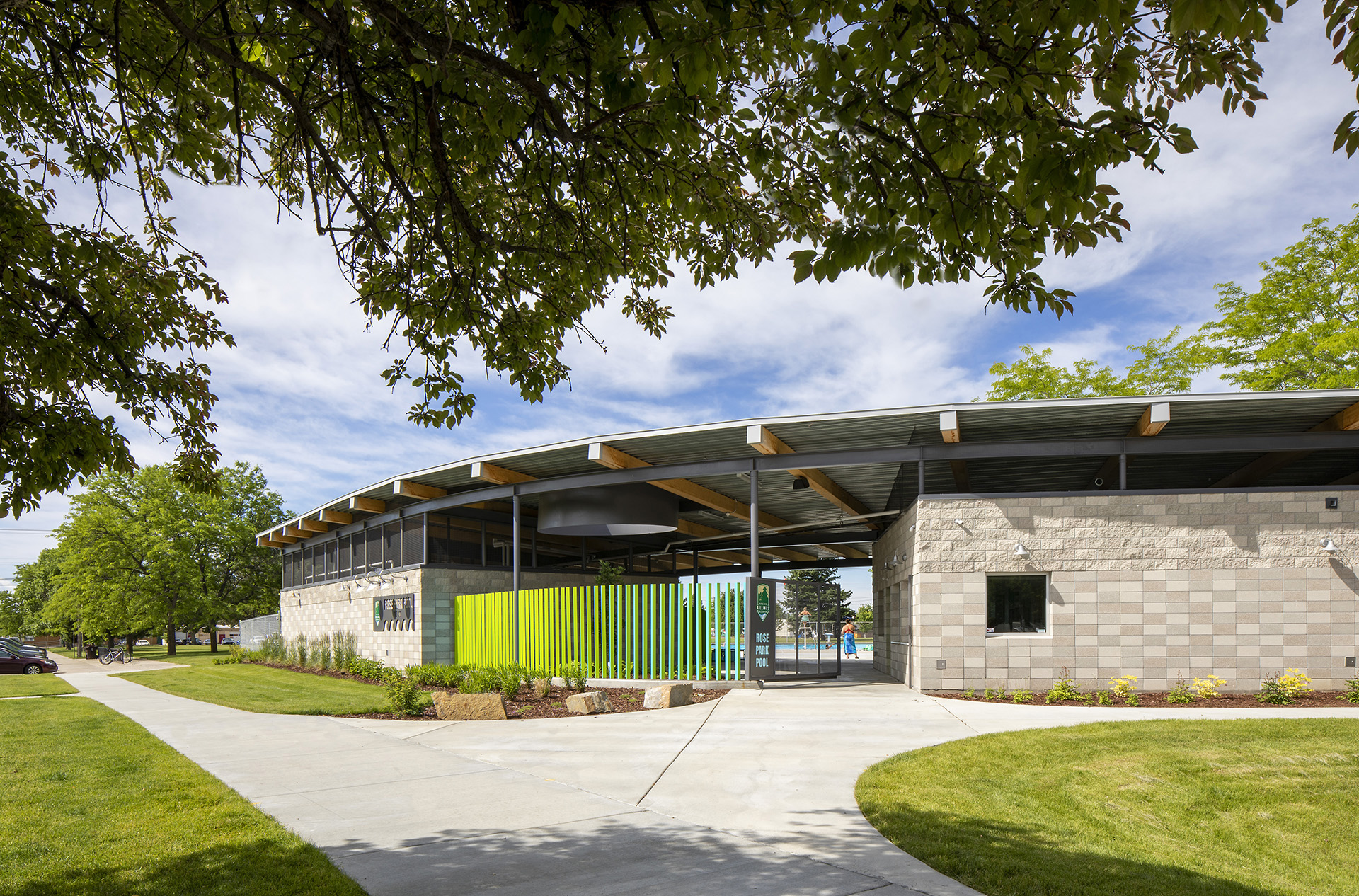 Rose Park Pool Operations Building Architect Magazine