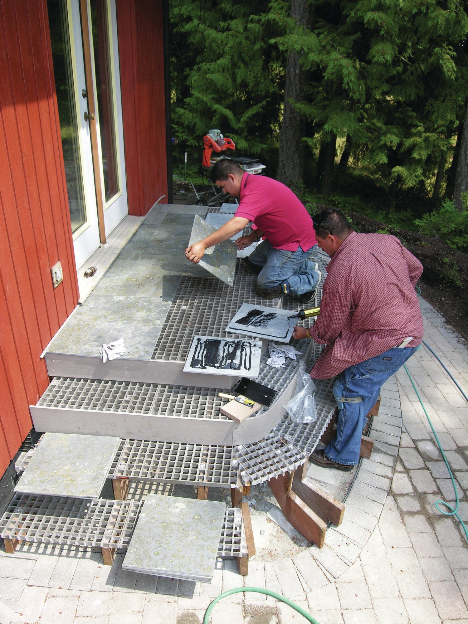 Tiling a Deck Professional Deck Builder