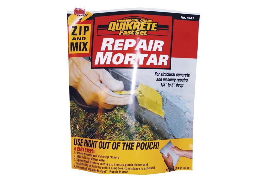 The Quikrete Cos. Zip & Mix Repair Mortar Concrete Construction Magazine