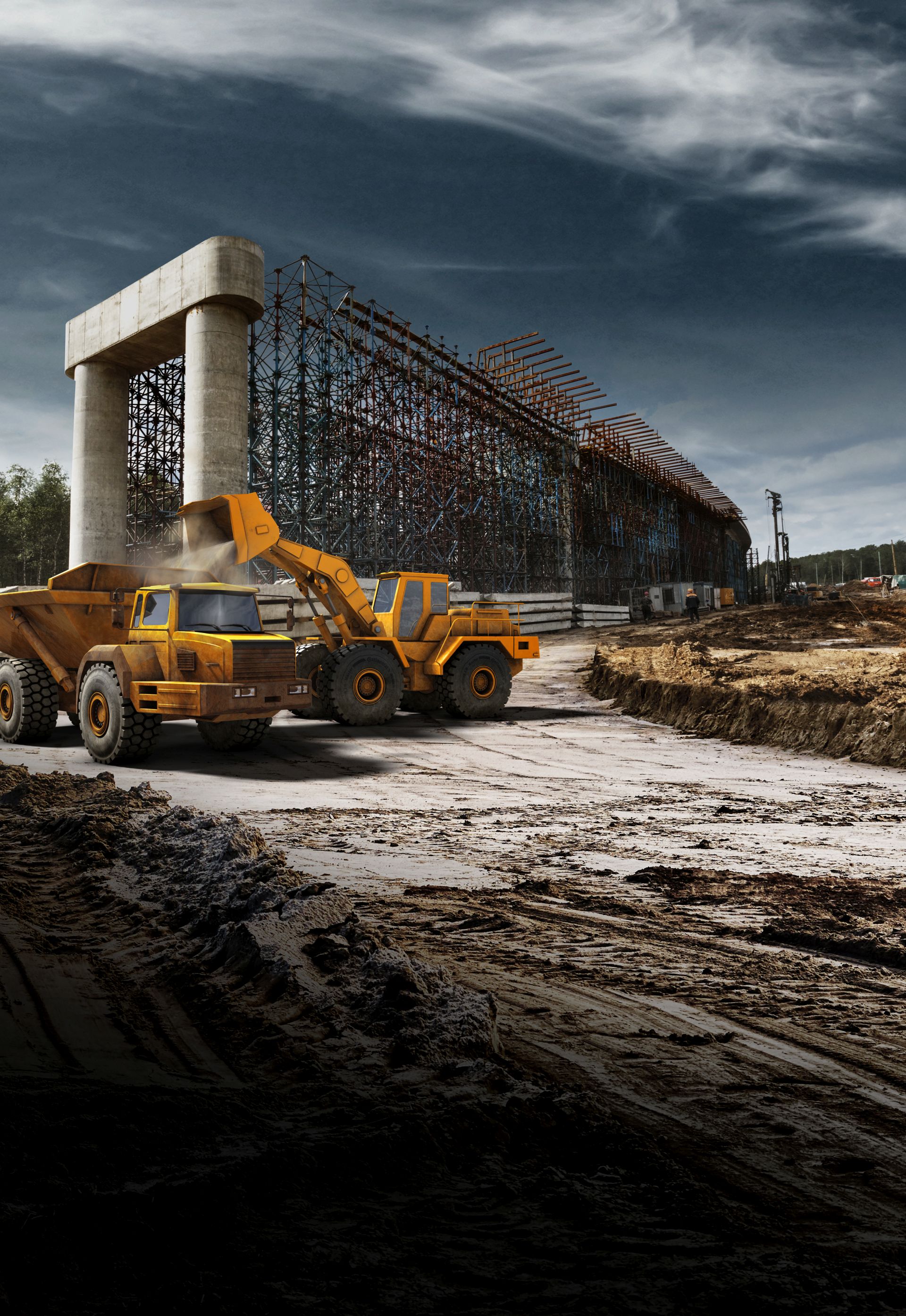 Caterpillar Never Tires of Continental Concrete Construction Magazine