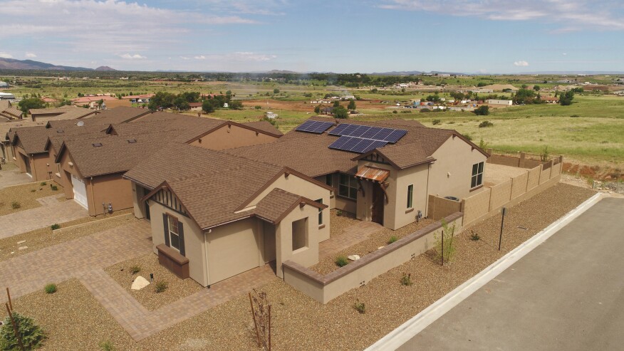 Mandalay’s 2017 Discovery Home in Prescott, Ariz., showcased a range of cutting-edge technologies including solar panels and solar battery storage.