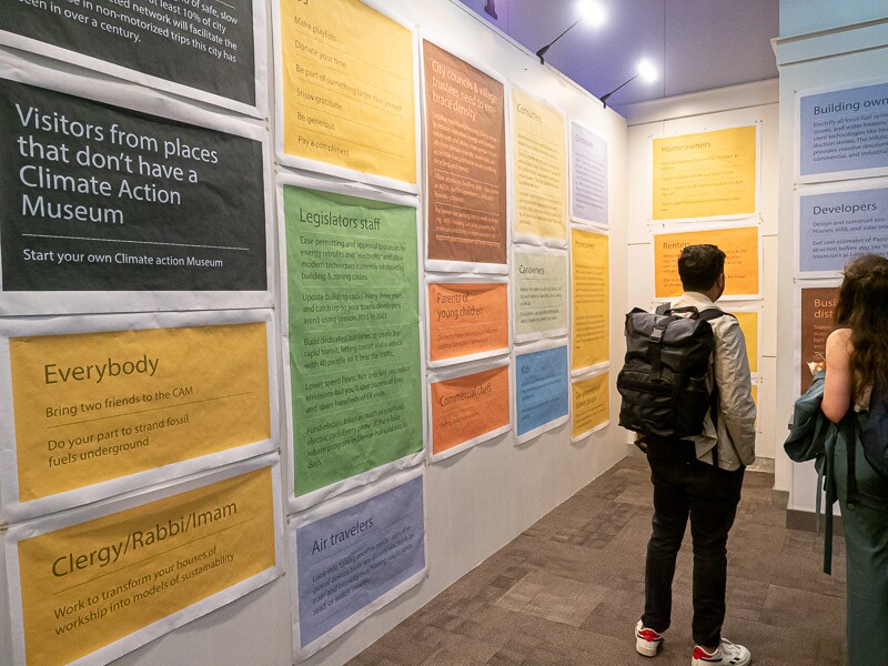 Infographics on inexplicably wrinkly paper