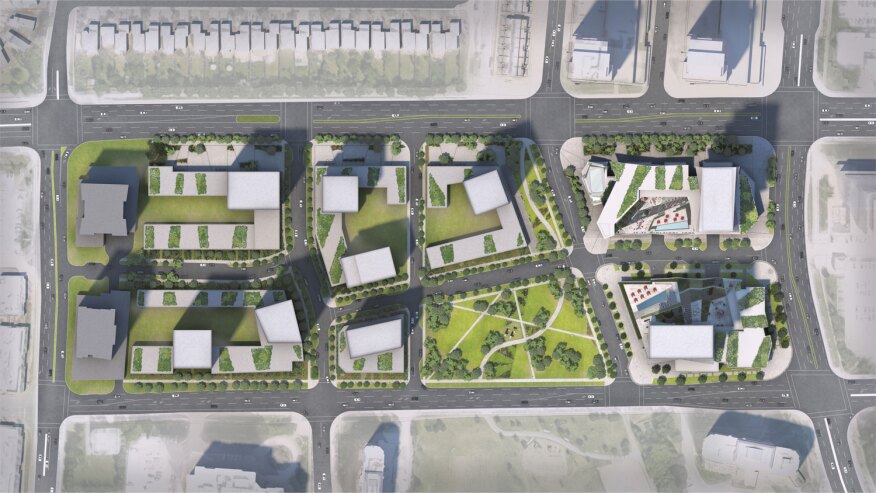 M City Phase 1 and 2, Site Plan