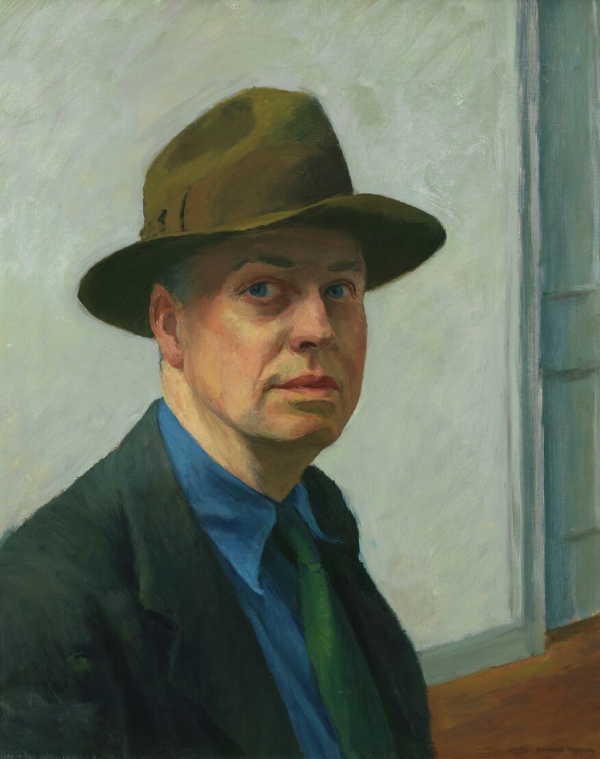 Edward Hopper, Self-Portrait, 1925–30. Oil on canvas, 25 3/8 × 20 3/8 in. (64.5 × 51.8 cm). Whitney Museum of American Art, New York; Josephine N. Hopper Bequest 70.1165.