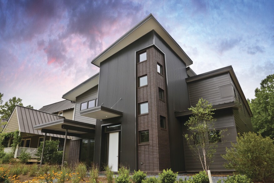 A modern-style net-zero home built by the Imery Group