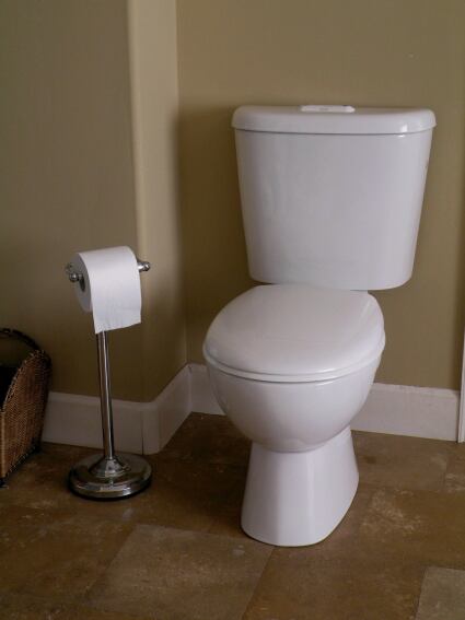 Toilet Has Back Outlet