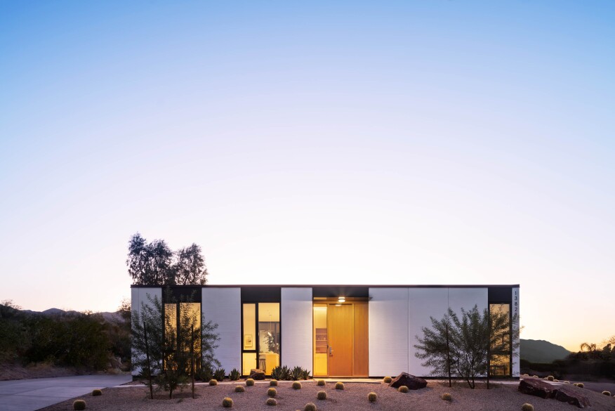 Mighty House Quatro: The two-bed, two-bath home is 1,176 square feet and made up of 22 3D-printed panels.