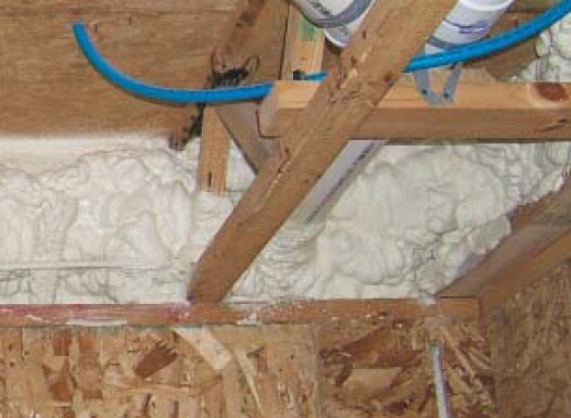 In most cases, best practice calls for sealing this area with closed-cell spray foam.