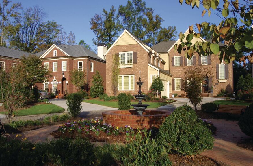 Past Tense: Projects such as Heydon Hall, a gated community developed in the early 2000s, exemplified the home sizes, price point, and commitment to design quality of Simonini Builders, where the company successfully merged contemporary interiors with historically referenced house styles.