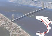 Axonometric view of the bridge