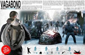 Austin Fleming's winning design from the 2011 competition was a backpack module that wraps around you and one other person to disguise your location from the zombies.